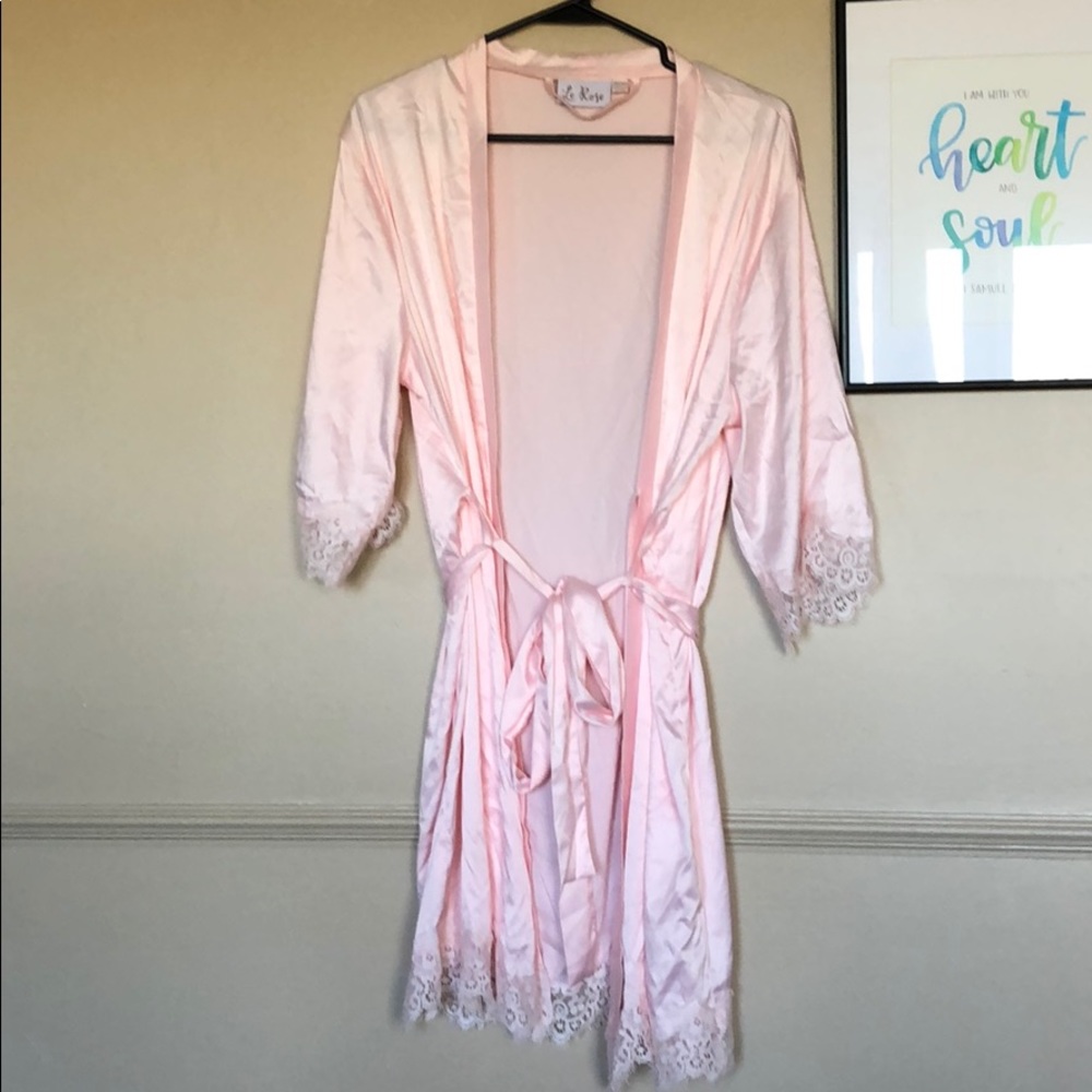 Silk Le Rose Bridesmaids robe